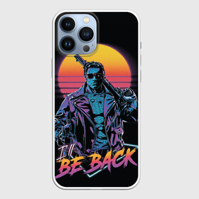 Чехол для iPhone 13 Pro Max с принтом I WILL BE BACK | TERMINATOR в Белгороде,  |  | Тематика изображения на принте: arnold  schwarzenegger | retro | skynet | terminator | арнольд шварценеггер | восстание машин | генезис | ретро | сара коннор | старые фильмы | судный день | темные судьбы | терминатор