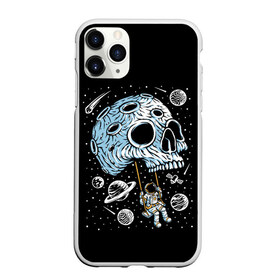 Чехол для iPhone 11 Pro Max матовый с принтом Skull Space в Белгороде, Силикон |  | art | asteroid | astronaut | meteorite | planets | satellite | skull | space | stars | арт | астероид | звезды | космонавт | космос | метеорит | планеты | спутник | череп