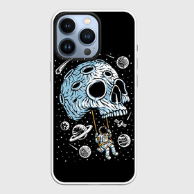 Чехол для iPhone 13 Pro с принтом Skull Space в Белгороде,  |  | Тематика изображения на принте: art | asteroid | astronaut | meteorite | planets | satellite | skull | space | stars | арт | астероид | звезды | космонавт | космос | метеорит | планеты | спутник | череп