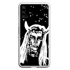 Чехол для Honor 20 с принтом GHOSTEMANE в Белгороде, Силикон | Область печати: задняя сторона чехла, без боковых панелей | 1930 | blackmage | flesh | ghost | ghoste | ghostemane | ghostman | ghostmane | hexada | kreep | mane | mercury | music | nihil | noise | omnis | parv0 | pouya | rap | suicideboys | venom | гостмейн | гостмэйн