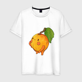 Мужская футболка хлопок с принтом Спелый и сочный в Белгороде, 100% хлопок | прямой крой, круглый вырез горловины, длина до линии бедер, слегка спущенное плечо. | абрикос | абрикосы | арт | мило | милота | персик | персики | рисунок | свежий продукт | свежий фрукт | фрукт