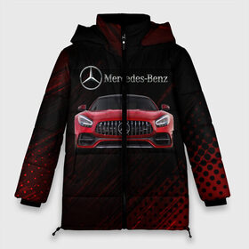 Женская зимняя куртка 3D с принтом Mercedes Benz AMG в Белгороде, верх — 100% полиэстер; подкладка — 100% полиэстер; утеплитель — 100% полиэстер | длина ниже бедра, силуэт Оверсайз. Есть воротник-стойка, отстегивающийся капюшон и ветрозащитная планка. 

Боковые карманы с листочкой на кнопках и внутренний карман на молнии | 2020 | amg | auto | mercedes | mercedes amg gt | sport | авто | автомобиль | автомобильные | амг | бренд | марка | машины | мерседес | мерседес бенц амг | спорт
