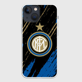 Чехол для iPhone 13 mini с принтом Inter  Интер. в Белгороде,  |  | football | football club | inter | sport | интер | спорт | спортивные | униформа | фирменные цвета | футбол | футбольный клуб