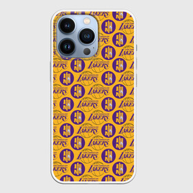 Чехол для iPhone 13 Pro с принтом LA LAKERS в Белгороде,  |  | Тематика изображения на принте: bryant | james | jordan | kobe | la lakers | lakers | lebron | nba | баскетбол | брайант | брайнт | джеймс | джордан | коби | леброн | лейкерс | лэйкерс | мамба | нба | черная