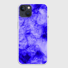 Чехол для iPhone 13 с принтом Ice в Белгороде,  |  | abstraction | blue | cracks | frozen | ice | lines | patterns | shapes | texture | абстракция | замерзший | лед | линии | синий | текстура | трещины | узоры | формы