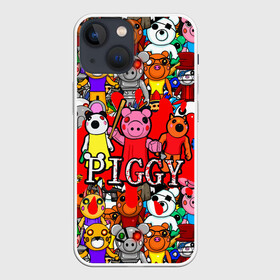 Чехол для iPhone 13 mini с принтом ROBLOX PIGGY в Белгороде,  |  | piggy | roblox | roblox games | roblox piggy | игра роблокс | пигги. | роблокс | роблокс пигги | робукс