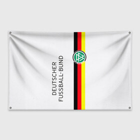 Флаг-баннер с принтом СБОРНАЯ ГЕРМАНИЯ в Белгороде, 100% полиэстер | размер 67 х 109 см, плотность ткани — 95 г/м2; по краям флага есть четыре люверса для крепления | champion | deutscher | football | fussball | germany | sport | бавария | берлин | германия | сборная | спорт | триколор | футбол