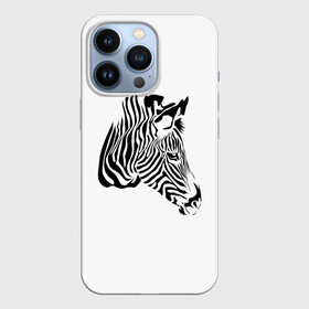 Чехол для iPhone 13 Pro с принтом Zebra в Белгороде,  |  | africa | black | savanna | stripe | white | zebra | африка | белый | зебра | полоска | саванна | черный