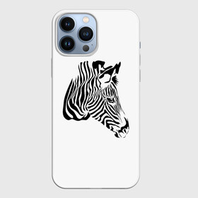 Чехол для iPhone 13 Pro Max с принтом Zebra в Белгороде,  |  | Тематика изображения на принте: africa | black | savanna | stripe | white | zebra | африка | белый | зебра | полоска | саванна | черный