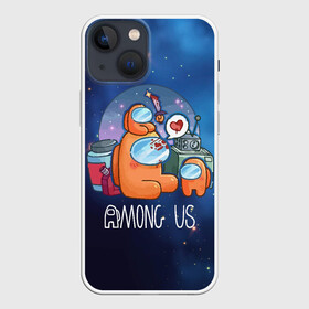 Чехол для iPhone 13 mini с принтом Among Us Space в Белгороде,  |  | among | among us | game | steam | амонг | амонг юс | амонк | в космосе | игра | космонавт | космонафт | космос | мафия | онлайн игра | предатель | предатель среди нас | среди нас | человечки | эймонг | эмонг