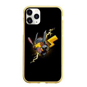 Чехол для iPhone 11 Pro матовый с принтом Пикачу в Белгороде, Силикон |  | pika pika | pikachu | бронь | броня | желтая | желтый | молния | пика пика | покемон | покемоны | черная | черный | электрический | электричество | япония