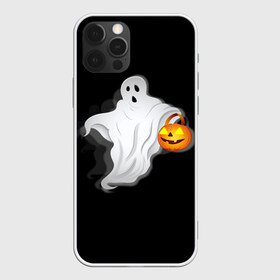 Чехол для iPhone 12 Pro Max с принтом Halloween в Белгороде, Силикон |  | ghost | halloween | jack | lantern | pumpkin | призрак | светильник джека | хэллоуин