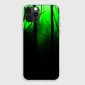 Чехол для iPhone 12 Pro Max с принтом G-loomy в Белгороде, Силикон |  | fog | forest | gloomy | green fog | night | radiation | trees | деревья | зеленый туман | лес | мрачный | ночь | радиация | туман
