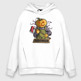 Мужское худи Oversize хлопок с принтом Halloween в Белгороде, френч-терри — 70% хлопок, 30% полиэстер. Мягкий теплый начес внутри —100% хлопок | боковые карманы, эластичные манжеты и нижняя кромка, капюшон на магнитной кнопке | blood | diablo | haloween | horror | дьявол | зомби | кости | кровь | мозги | мясо | страшилка | ужасы | хеллоуин | хелоуин