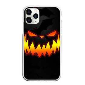 Чехол для iPhone 11 Pro Max матовый с принтом Pumpkin smile and bats в Белгороде, Силикон |  | Тематика изображения на принте: 2020 | bat | bats | face | halloween | mask | nightmare | pumpkin | scary | smile | smiling | летучая | лицо | маска | мыши | мышь | привидение | страшная | тыква | улыбка | хэлоуин