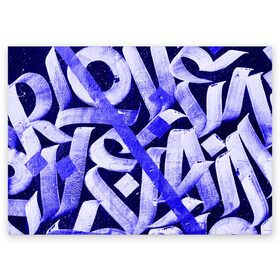 Поздравительная открытка с принтом Graffiti в Белгороде, 100% бумага | плотность бумаги 280 г/м2, матовая, на обратной стороне линовка и место для марки
 | abstraction | art | graffiti | labels | letters | multi colored | paint | surface | texture | абстракция | арт | буквы | граффити | краска | надписи | поверхность | разноцветный | текстура
