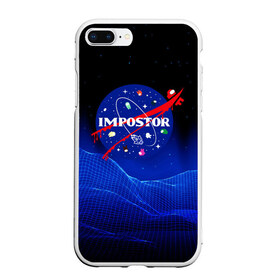 Чехол для iPhone 7Plus/8 Plus матовый с принтом IMPOSTOR NASA в Белгороде, Силикон | Область печати: задняя сторона чехла, без боковых панелей | Тематика изображения на принте: among us | galaxy | imposter | impostor | nasa | space | space company | star | there is impostor among us | амонг ус | астрономия | галактика | звезды | игра | космическая компания | космос | мем | наса | предатель | предатель среди 