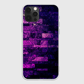 Чехол для iPhone 12 Pro Max с принтом Purple-Wall в Белгороде, Силикон |  | Тематика изображения на принте: abstraction | bricks | dark | pink | purple | ribbed | texture | tiles | wall | абстракция | кирпичи | плитка | ребристый | розовый | стена | текстура | темный | фиолетовый