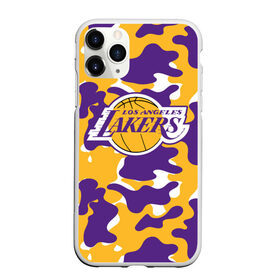 Чехол для iPhone 11 Pro матовый с принтом LA LAKERS | ЛЕЙКЕРС в Белгороде, Силикон |  | bryant | james | jordan | kobe | la lakers | lakers | lebron | nba | брайант | брайнт | джеймс | джордан | коби | леброн | лейкерс | лэйкерс | мамба | нба | черная