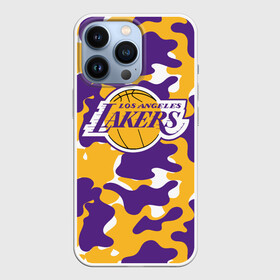 Чехол для iPhone 13 Pro с принтом LA LAKERS | ЛЕЙКЕРС в Белгороде,  |  | Тематика изображения на принте: bryant | james | jordan | kobe | la lakers | lakers | lebron | nba | брайант | брайнт | джеймс | джордан | коби | леброн | лейкерс | лэйкерс | мамба | нба | черная