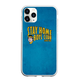 Чехол для iPhone 11 Pro матовый с принтом Stay home boys club в Белгороде, Силикон |  | bab | rap | sqwoz | sqwoz bab | ауф | ой | реп | репер | рэп | рэпер | сквоз баб | сквозь баб | хип хоп