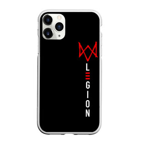 Чехол для iPhone 11 Pro Max матовый с принтом Watch Dogs Legion в Белгороде, Силикон |  | dedsec | dogs | game | legion | ubisoft | watch | хакер | хакеры
