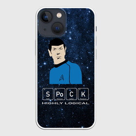 Чехол для iPhone 13 mini с принтом SPOCK (Z) в Белгороде,  |  | spock | spok | star trek | startrek | вулканец | звездный путь | звездный флот | логика | спок | телесериал | энтерпрайз