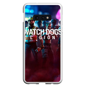 Чехол для Samsung S10E с принтом Watch Dogs Legion в Белгороде, Силикон | Область печати: задняя сторона чехла, без боковых панелей | 