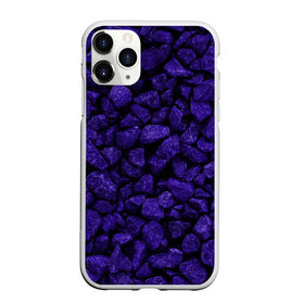 Чехол для iPhone 11 Pro матовый с принтом Purple-$tone$ в Белгороде, Силикон |  | abstraction | forms | gravel | pebbles | purple | stones | texture | абстракция | галька | гравий | камни | текстура | фиолетовый | формы