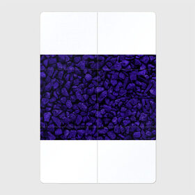Магнитный плакат 2Х3 с принтом Purple-$tone$ в Белгороде, Полимерный материал с магнитным слоем | 6 деталей размером 9*9 см | abstraction | forms | gravel | pebbles | purple | stones | texture | абстракция | галька | гравий | камни | текстура | фиолетовый | формы