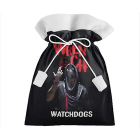 Подарочный 3D мешок с принтом Watch Dogs: Legion в Белгороде, 100% полиэстер | Размер: 29*39 см | watch dogs | watch dogs 2 | watch dogs: legion | группы dedsec | игра