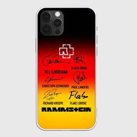 Чехол для iPhone 12 Pro Max с принтом RAMMSTEIN АВТОГРАФЫ УЧАСТНИКОВ в Белгороде, Силикон |  | Тематика изображения на принте: du hast | mein herz | rammstein | rammstein sonne. | группа rammstein | ду хаст | песня рамштайн | рамштайн | тилль линдеманн