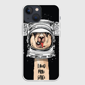 Чехол для iPhone 13 mini с принтом Космическая Лама в Белгороде,  |  | gagarin | гагарин | день космонавтики | жираф | звездная пыль | звезды | земля | космонавт | космос | лама | луна | скафандр | шея | юрий