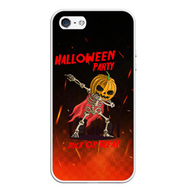 Чехол для iPhone 5/5S матовый с принтом Halloween Party в Белгороде, Силикон | Область печати: задняя сторона чехла, без боковых панелей | Тематика изображения на принте: blood | diablo | haloween | horror | дьявол | зомби | кости | кровь | мозги | мясо | страшилка | ужасы | хеллоуин | хелоуин