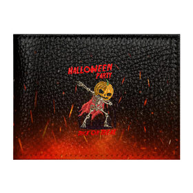 Обложка для студенческого билета с принтом Halloween Party в Белгороде, натуральная кожа | Размер: 11*8 см; Печать на всей внешней стороне | blood | diablo | haloween | horror | дьявол | зомби | кости | кровь | мозги | мясо | страшилка | ужасы | хеллоуин | хелоуин
