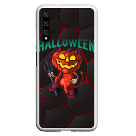 Чехол для Honor 20 с принтом Halloween в Белгороде, Силикон | Область печати: задняя сторона чехла, без боковых панелей | blood | diablo | haloween | horror | дьявол | зомби | кости | кровь | мозги | мясо | страшилка | ужасы | хеллоуин | хелоуин