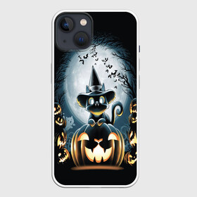 Чехол для iPhone 13 с принтом Хэллоуин Кот в Белгороде,  |  | 2020 | cat | cats | halloween | джек | киса | кисуля | кот | котик | коты | кошечка | ленивец | мяу | октябрь | панда | призрак | призраки | собака | тыква | хеллоуин | хелоуин | хэллоуин | хэлоуин | черный кот | щеночек