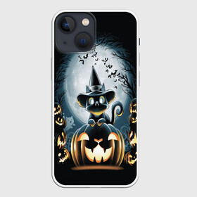 Чехол для iPhone 13 mini с принтом Хэллоуин Кот в Белгороде,  |  | 2020 | cat | cats | halloween | джек | киса | кисуля | кот | котик | коты | кошечка | ленивец | мяу | октябрь | панда | призрак | призраки | собака | тыква | хеллоуин | хелоуин | хэллоуин | хэлоуин | черный кот | щеночек