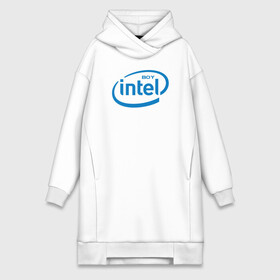 Платье-худи хлопок с принтом Intel Boy в Белгороде,  |  | amd | amd boy | core | core i3 | core i5 | core i7 | cpu | intel | intel boy | интел | интел бой | процессор | цпу