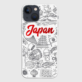 Чехол для iPhone 13 mini с принтом Япония | Страна Восходящего Солнца (Z) в Белгороде,  |  | japan | асихара но накацукуни | государство япония | ниппон | нихон | ооясимагуни | страна восходящего солнца | традиции | традиция | япония