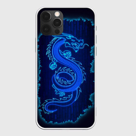 Чехол для iPhone 12 Pro Max с принтом NEON DRAGON в Белгороде, Силикон |  | дракон | китайский дракон | неон | неоновый дракон