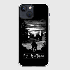 Чехол для iPhone 13 mini с принтом АТАКА ТИТАНОВ. Одинокий герой в Белгороде,  |  | anime | attack on titan | аниме | армин арлерт | атак он титан | атака на титанов | атака титанов | великаны | гарнизон | колоссальный | леви | легион разведки | лого | манга | микаса аккерман | разведкорпус