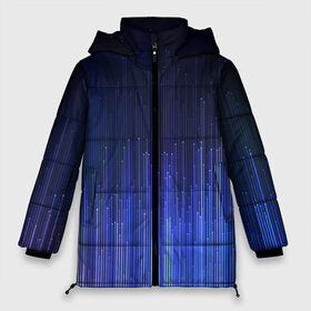 Женская зимняя куртка 3D с принтом Эквалайзер настроения (Z) в Белгороде, верх — 100% полиэстер; подкладка — 100% полиэстер; утеплитель — 100% полиэстер | длина ниже бедра, силуэт Оверсайз. Есть воротник-стойка, отстегивающийся капюшон и ветрозащитная планка. 

Боковые карманы с листочкой на кнопках и внутренний карман на молнии | dj | equalizer | texture | диджей | мода | модная | музыкальна | полоски | прикольная | текстура | темброблок | эквалайзер | экволайзер