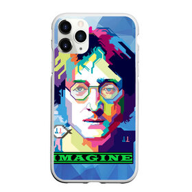 Чехол для iPhone 11 Pro матовый с принтом Джон Леннон Imagine в Белгороде, Силикон |  | Тематика изображения на принте: beatles | imagine | john | lennon | the beatles | битлз | битлы | группа | джон | купить | леннон | леннона | очки | рок н ролл | с группы | хиппи