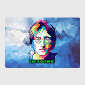 Магнитный плакат 3Х2 с принтом Джон Леннон Imagine в Белгороде, Полимерный материал с магнитным слоем | 6 деталей размером 9*9 см | beatles | imagine | john | lennon | the beatles | битлз | битлы | группа | джон | купить | леннон | леннона | очки | рок н ролл | с группы | хиппи