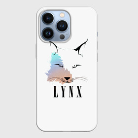 Чехол для iPhone 13 Pro с принтом Рысь в Белгороде,  |  | lynx | зверь | котик | кошечка | кошка | рысь | усатый | ушки на макушке | хищник
