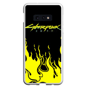 Чехол для Samsung S10E с принтом CYBERPUNK 2077 в Белгороде, Силикон | Область печати: задняя сторона чехла, без боковых панелей | cyberpunk | cyberpunk 2077 | logo | дерево | иероглифы | кеану | кеану ривз | киану | киану ривз | кибер | кибердерево | киберпанк | киберпанк 2077 | киберпанк лого | киберпанк логотип | китай | лого | ривз