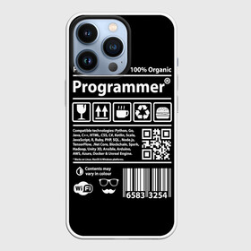 Чехол для iPhone 13 Pro с принтом Programmer в Белгороде,  |  | google | javascript | joma | tech | инженер | информатика | код | кодирование | программирование | программист | разработка | разработчик | технология
