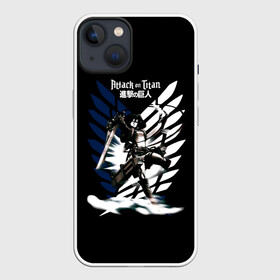 Чехол для iPhone 13 с принтом Микаса Аккерман на фоне герба в Белгороде,  |  | anime | attack on titan | аниме | армин арлерт | атак он титан | атака на титанов | атака титанов | великаны | гарнизон | колоссальный | леви | легион разведки | лого | манга | микаса аккерман | разведкорпус