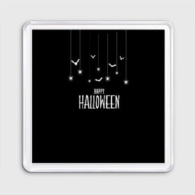 Магнит 55*55 с принтом happy halloween в Белгороде, Пластик | Размер: 65*65 мм; Размер печати: 55*55 мм | 